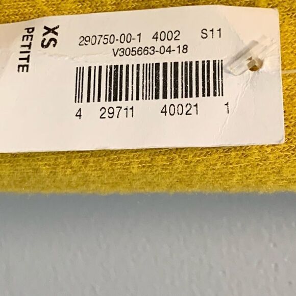 NWT Old navy plus knit Long sleeve swing mustard dress size xs petite - Picture 5 of 15